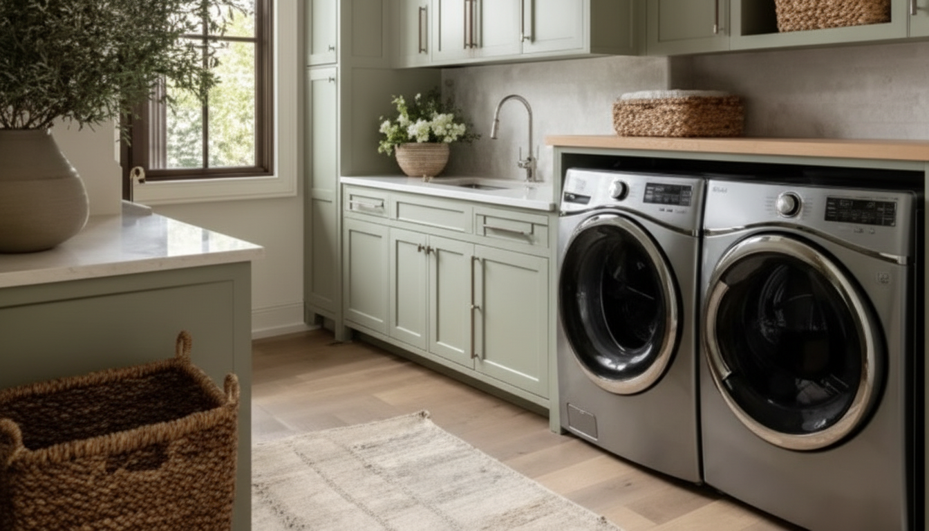 Laundry Room Layout That Works: Zones, Storage & Flow
